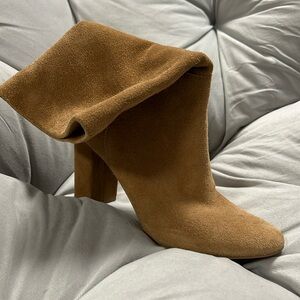 Calf high boots. Worn once